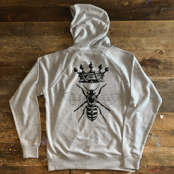 Queen Bee Lightweight Zipper Hoodie Unisex